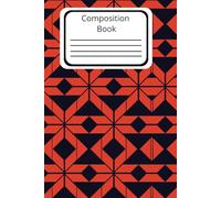 Southwestern Composition Book(Series II) - Orange: Southwestern Style Inspired, Geometric Shapes, Bold Patterns, Cowboy/Cowgirl composition book | 6 x ... pages | College Ruled... Women, Men, Teens