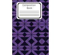 Southwestern Composition Book(Series II) - Purple: Southwestern Style Inspired, Geometric Shapes, Bold Patterns, Cowboy/Cowgirl composition book | 6 x ... pages | College Ruled... Women, Men, Teens