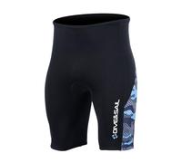 SOUUXIU Pantaloncini da Uomo in Neoprene da 2 Mm, Pantaloni Termici da Surf, Immersioni, Canoa, con Cintura Regolabile e Spessore di 2 Mm, Adatti per Nuoto, Snorkeling, Vela (L)
