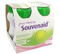 Souvenaid Alimento Dietetico Fini Speciali Gusto Fragola 4x125 ml