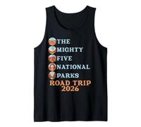Souvenir 2026 del Viaggio su Strada dei Mighty Five Utah Parks Canotta