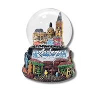 Souvenir 30076 - Palla di neve Aquisgrana di Natale | diametro 65 mm | regalo di viaggio Germania