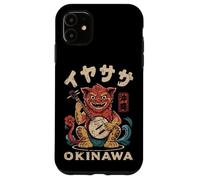 Souvenir artistico della cultura giapponese di Okinawa Shisa Leone Iyasasa Custodia per iPhone 11