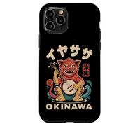 Souvenir artistico della cultura giapponese di Okinawa Shisa Leone Iyasasa Custodia per iPhone 11 Pro