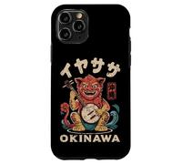 Souvenir artistico della cultura giapponese di Okinawa Shisa Leone Iyasasa Custodia per iPhone 11 Pro