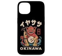 Souvenir artistico della cultura giapponese di Okinawa Shisa Leone Iyasasa Custodia per iPhone 13