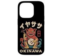 Souvenir artistico della cultura giapponese di Okinawa Shisa Leone Iyasasa Custodia per iPhone 14 Pro