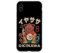 Souvenir artistico della cultura giapponese di Okinawa Shisa Leone Iyasasa Custodia per iPhone XS Max