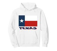 Souvenir Bandiera dello Stato del Texas USA Felpa con Cappuccio