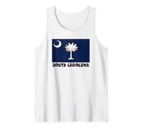Souvenir Bandiera dello Stato USA Carolina del Sud Canotta