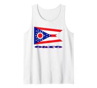 Souvenir Bandiera dell'Ohio USA Canotta