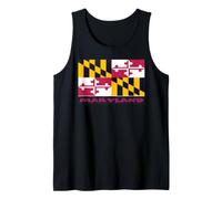 Souvenir Bandiera USA Maryland Canotta
