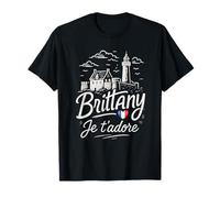 Souvenir Brittany Love France Maglietta