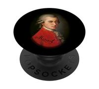 Souvenir classico da viaggio con ritratto di Vienna Austria di Mozart PopSockets PopGrip Adesivo