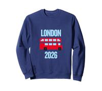 Souvenir Classico dell'autobus Rosso chiamante di Londra Felpa
