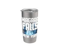 Souvenir, Cool Cliffside Artwork Group, New York, Niagara Falls Bicchiere termico in acciaio inox doppia parete