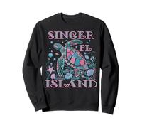 Souvenir da Spiaggia COLORATO Singer Island FL Lover Turtle Lover Felpa