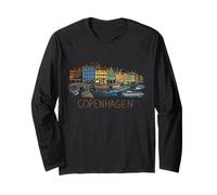 Souvenir da Viaggio a Copenaghen, Danimarca, Idea Regalo Maglia a Manica