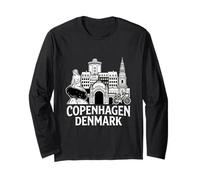 Souvenir da Viaggio a Copenaghen, Danimarca, Idea Regalo Maglia a Manica