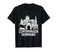 Souvenir da Viaggio a Copenaghen, Danimarca, Idea Regalo Maglietta