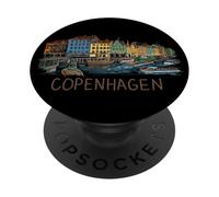 Souvenir da viaggio a Copenaghen, Danimarca, idea regalo PopSockets PopGrip Adesivo