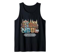 Souvenir da Viaggio con Nome della Città di Istanbul, Regalo turistico Canotta
