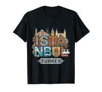 Souvenir da Viaggio con Nome della Città di Istanbul, Regalo turistico Maglietta