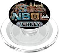 Souvenir da viaggio con nome della città di Istanbul, regalo turistico PopSockets PopGrip per MagSafe