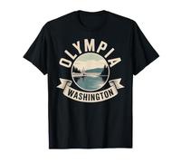 Souvenir da Viaggio con Paesaggio naturalistico Olympia Washington Maglietta