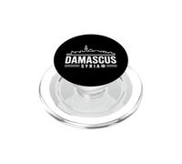 Souvenir da viaggio con stemma di Damasco Siria Skyline PopSockets PopGrip per MagSafe