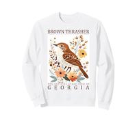 Souvenir da Viaggio con Uccelli della Georgia Brown Thrasher State Felpa