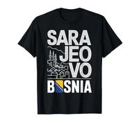 Souvenir da Viaggio in Grassetto di Sarajevo Bosnia Maglietta