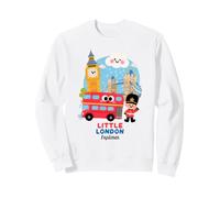 Souvenir da Viaggio per Bambini con Icone di Londra Felpa