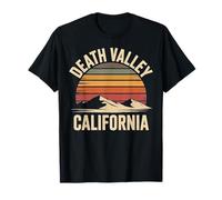 Souvenir da Viaggio retrò al Tramonto della Death Valley California Maglietta