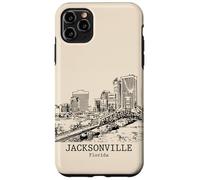 Souvenir da viaggio retrò vintage di Jacksonville Florida Custodia per iPhone 11 Pro Max