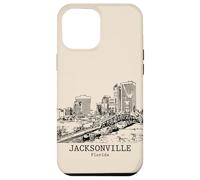 Souvenir da viaggio retrò vintage di Jacksonville Florida Custodia per iPhone 12 Pro Max