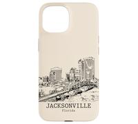 Souvenir da viaggio retrò vintage di Jacksonville Florida Custodia per iPhone 15