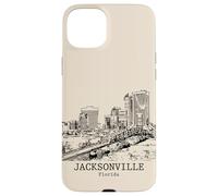 Souvenir da viaggio retrò vintage di Jacksonville Florida Custodia per iPhone 15 Plus