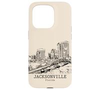 Souvenir da viaggio retrò vintage di Jacksonville Florida Custodia per iPhone 15 Pro