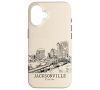 Souvenir da viaggio retrò vintage di Jacksonville Florida Custodia per iPhone 16