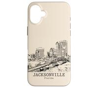 Souvenir da viaggio retrò vintage di Jacksonville Florida Custodia per iPhone 16 Plus