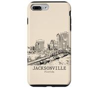 Souvenir da viaggio retrò vintage di Jacksonville Florida Custodia per iPhone 7 Plus/8 Plus
