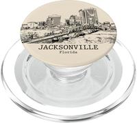 Souvenir da viaggio retrò vintage di Jacksonville Florida PopSockets PopGrip per MagSafe