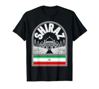 Souvenir da Viaggio Shiraz Iran Bold Outline Maglietta