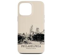 Souvenir da viaggio vintage retrò di Philadelphia Pennsylvania Custodia per iPhone 13 Pro Max