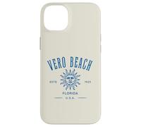 Souvenir dal design vintage in stile vintage di Vero Beach Florida Custodia per iPhone 14 Plus