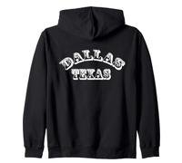 Souvenir Dallas Texas USA Felpa con Cappuccio