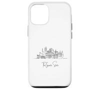 Souvenir d'arte da viaggio New Hampshire Home Black Skyline Custodia per iPhone 12/12 Pro