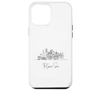 Souvenir d'arte da viaggio New Hampshire Home Black Skyline Custodia per iPhone 12 Pro Max