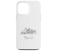 Souvenir d'arte da viaggio New Hampshire Home Black Skyline Custodia per iPhone 13 Pro Max